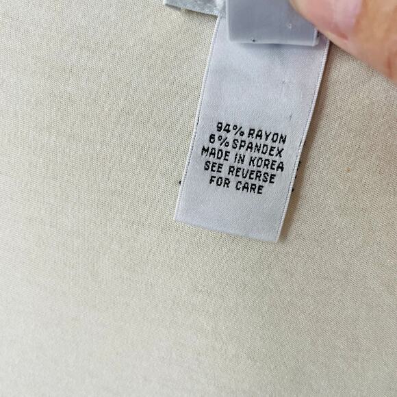 Talbots Size 1X Bling Collar 1 Button Cardigan Ivory - Picture 8 of 15